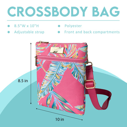 Elegant Colored Nebula Crossbody Bag with adjustable strap